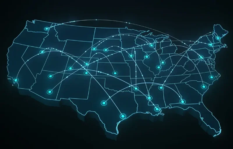 map of the US
